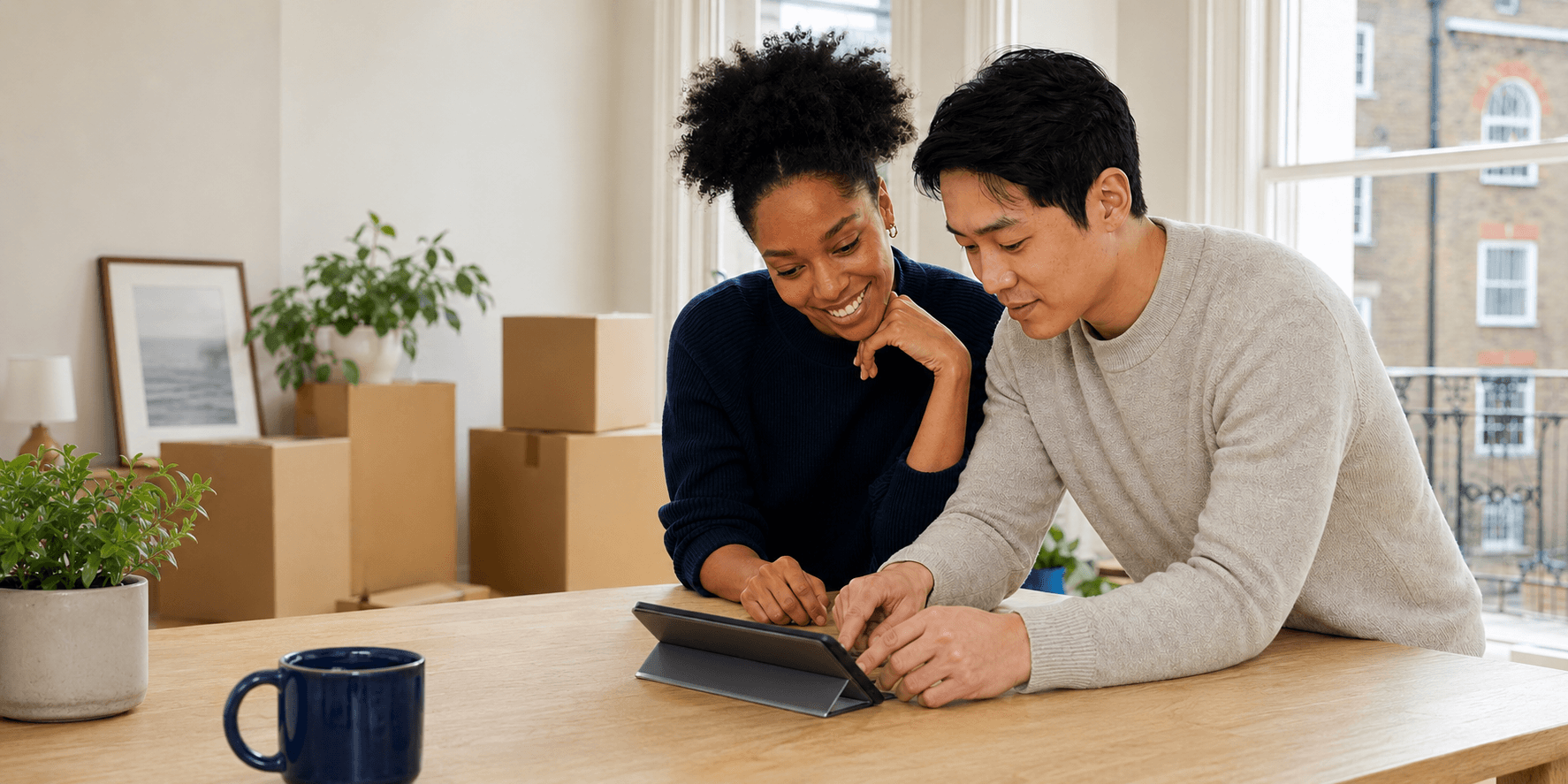 Couple planning move
